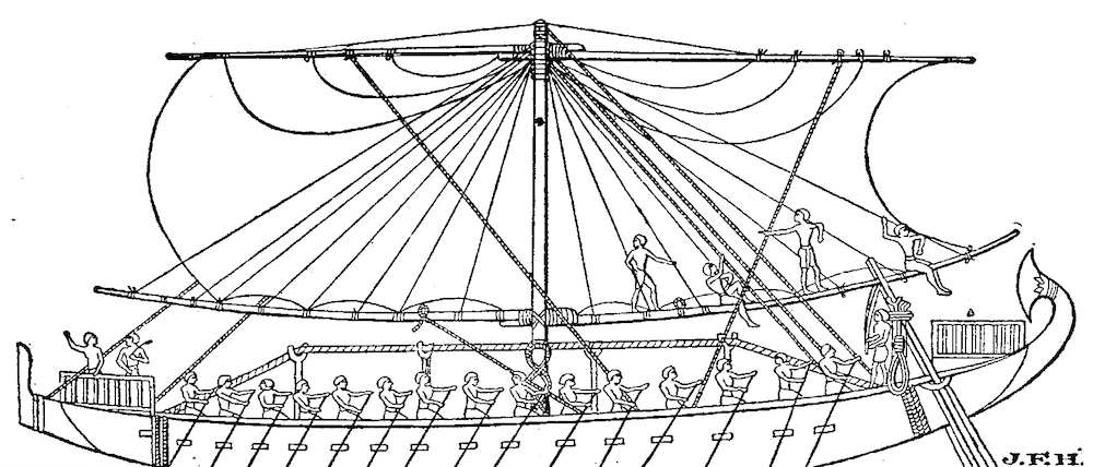 Barco antigo Egipto Cecil Torr