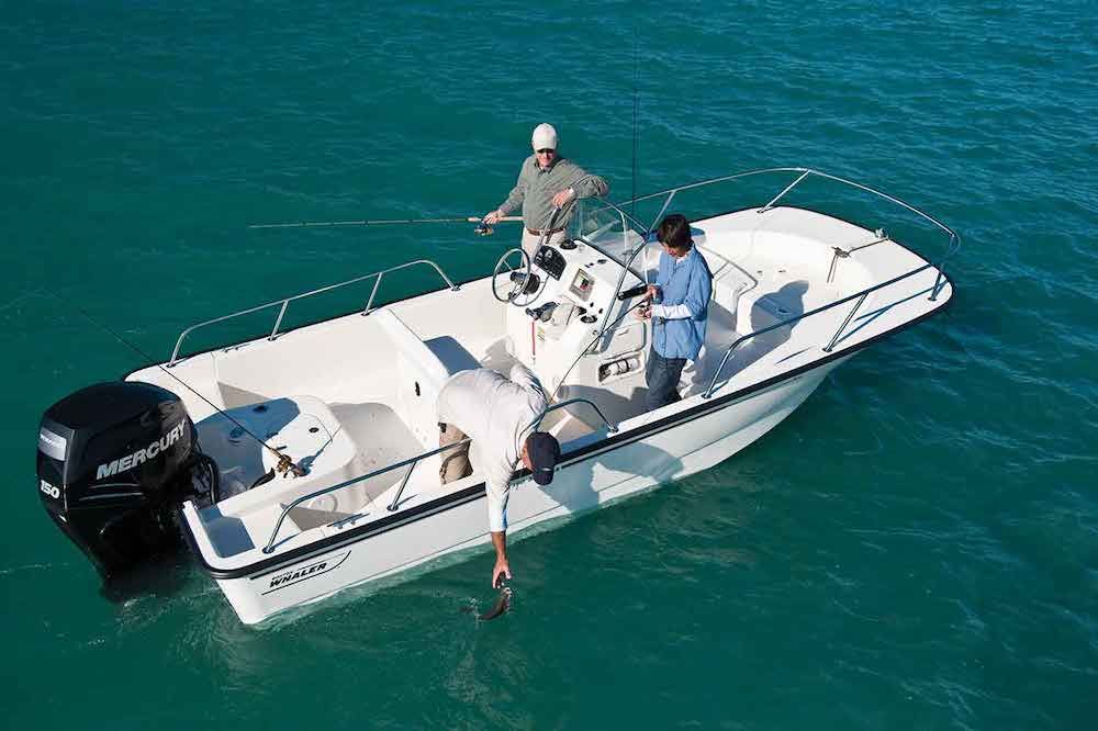 barco de pesca consola central Boston Whaler Montauk 190