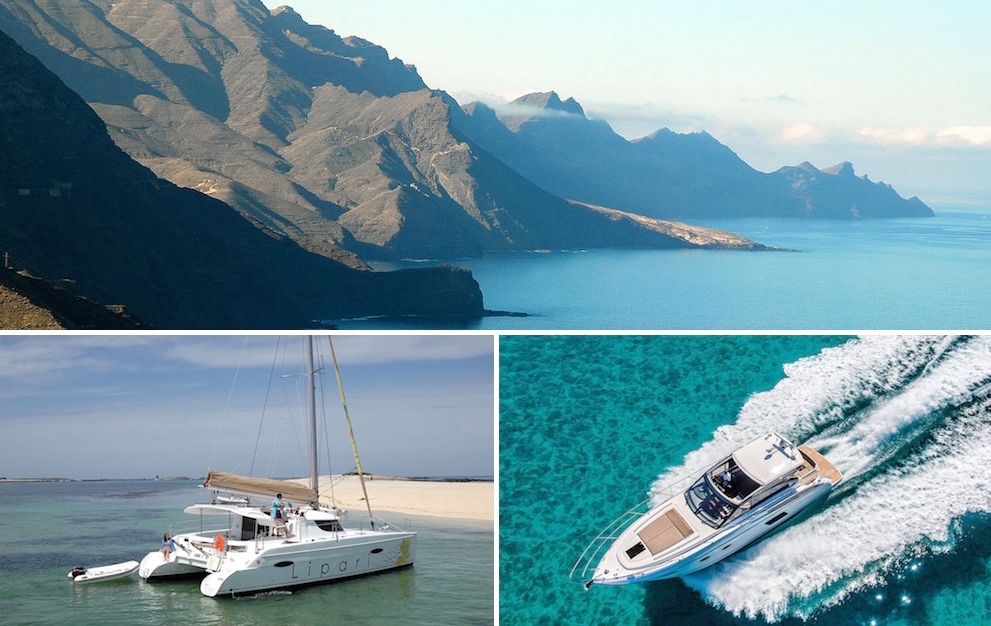 Alquilar un barco Chárter Canarias