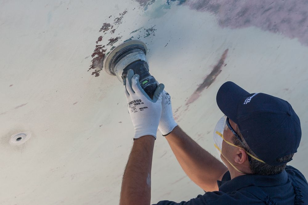 Pintar el barco - superficie uniforme