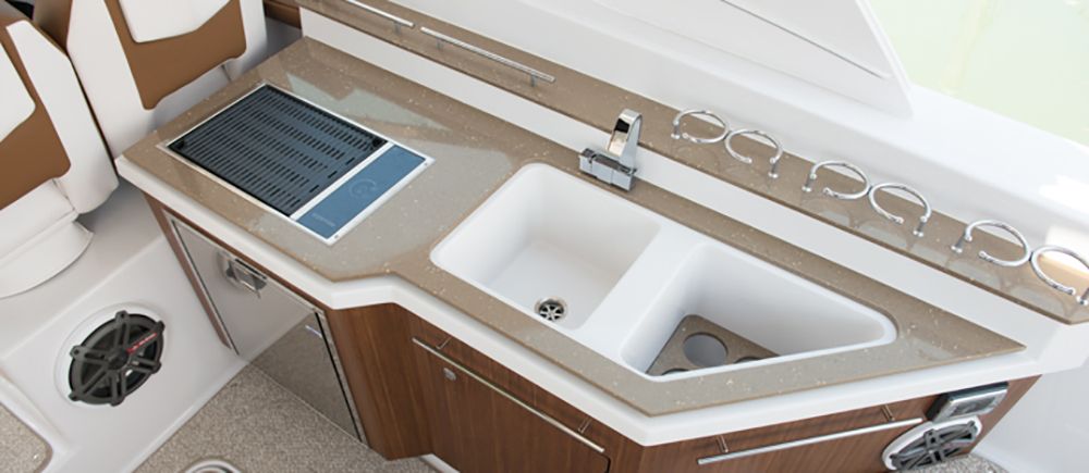 Four Winns H350 cocina