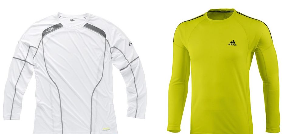 Gill adidas sailing UV proteccion camisetas