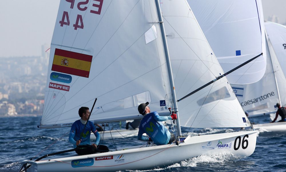 Jordi Xammar clase 470 europeo Haifa 2015
