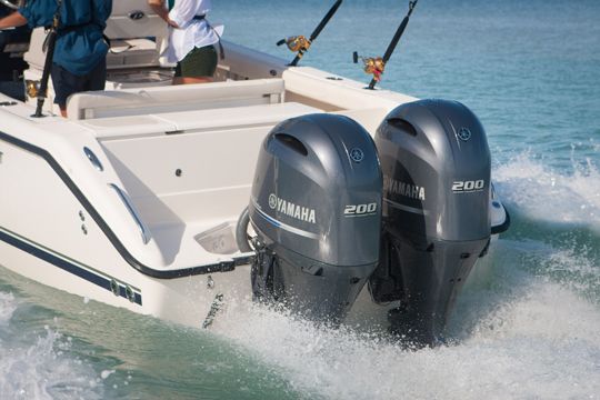 Yamaha F200 outboard engine