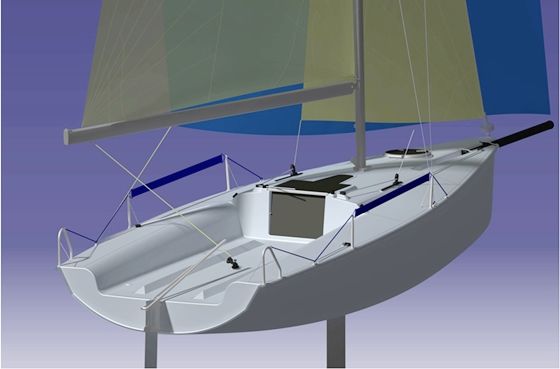 bavaria-b1 Bavaria's new B/one sprit-boat.