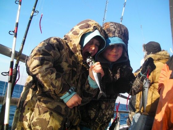 Boating and fishing in the middle of the winter may be cold, but for die-hard boaters like these, it's well worth the effort.
