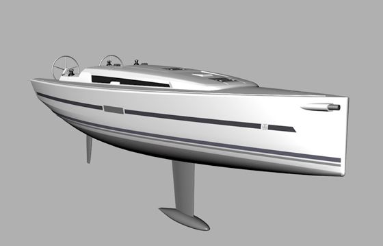 dufour-36-drawing The new Dufour Performance 36 will fill an important gap in this venerable French builder's lineup.