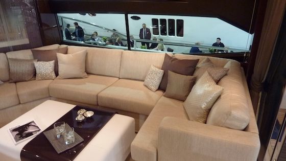 princess-72-motoryacht-9200 The starboard side of the saloon