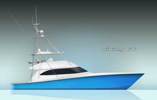 Viking's 66 Convertible will hit the water first, followed by an enclosed bridge model.