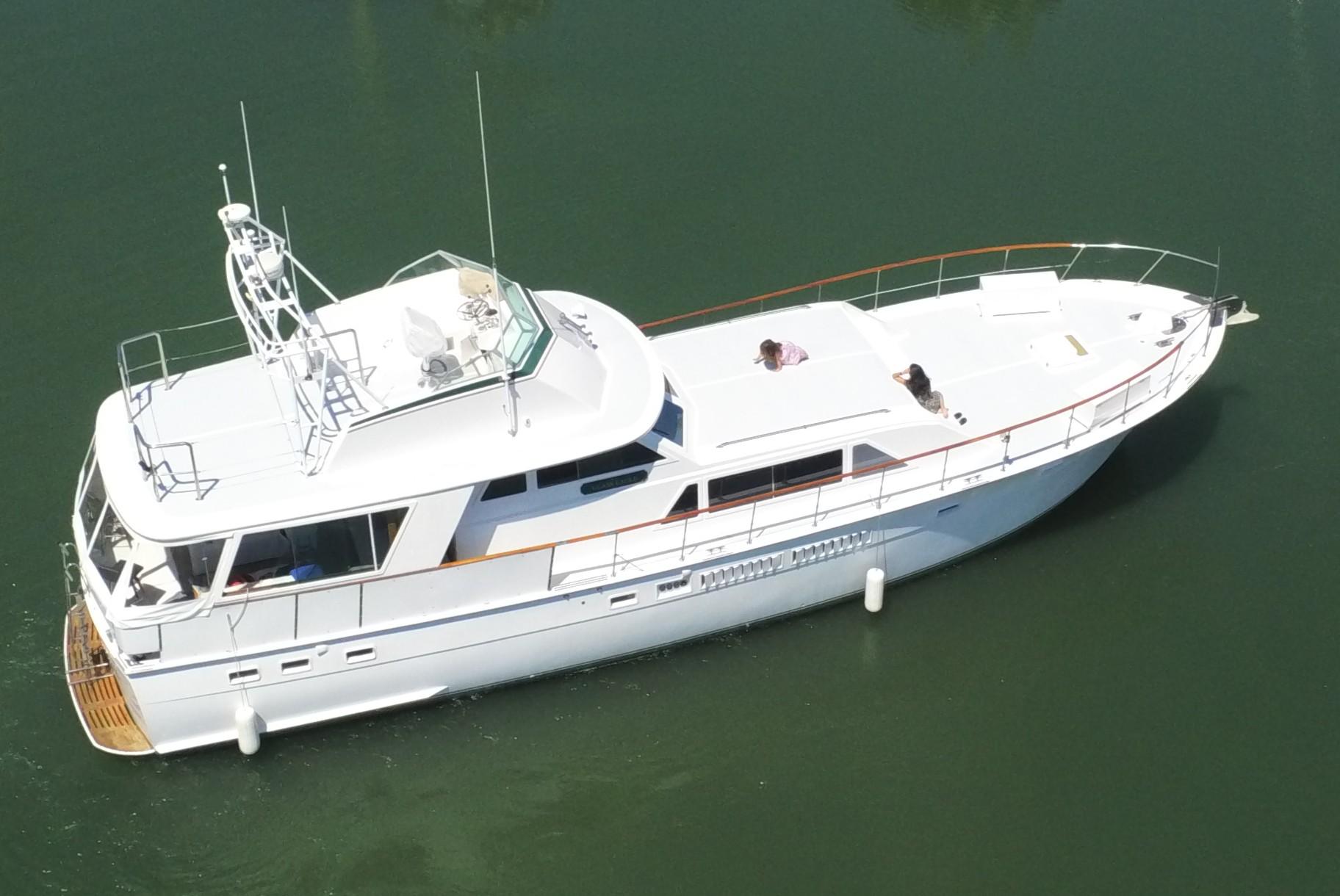 1973 Hatteras 58 Tricabin flushdeck MY