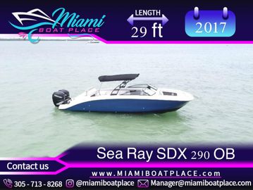 2017 Sea Ray SDX 290 Outboard