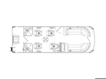 2026 VIAGGIO by Misty Harbor X24Q Tri-Toon (27" Tubes)