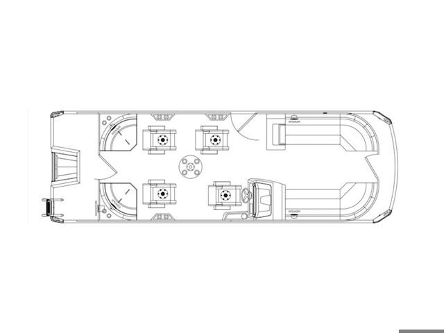 2026 VIAGGIO by Misty Harbor X24Q Tri-Toon (27" Tubes)