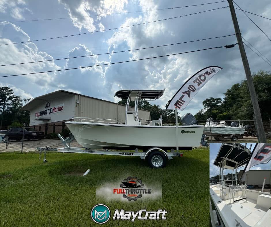 May-Craft 1900CC 2024 May-Craft 1900CC boat displayed at Full Throttle Marine dealership.