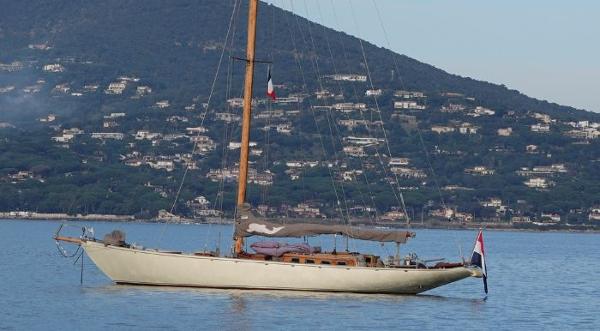1939 Sailboat Race Bermudian Cutter