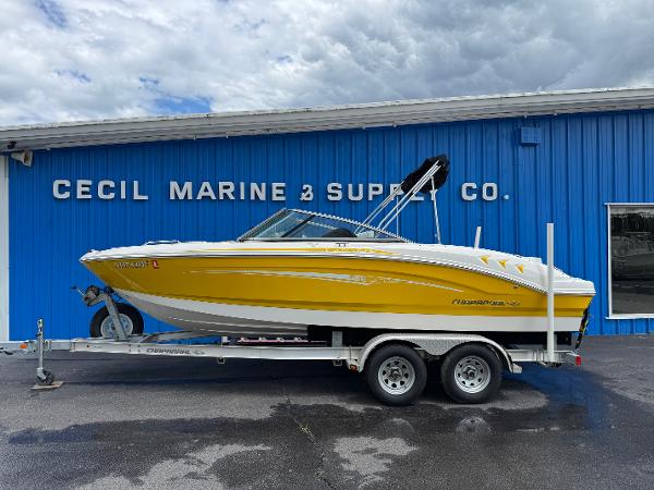 Chaparral 21 Sport H2O 2014 Chaparral 21 Sport H2O boat on trailer at Cecil Marine & Supply Co.