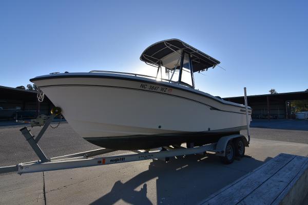 Grady-White Escape 209 2005 Grady-White Escape 209 boat on trailer in outdoor setting.