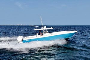 Intrepid 375 Center Console 2015 Intrepid 375 Center Console boat cruising on open water.