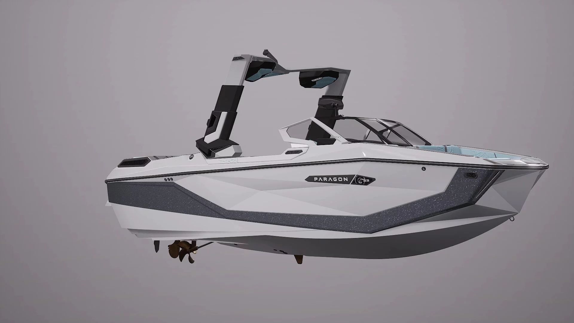 Nautique Super Air Nautique G23 Paragon 2026 Nautique Super Air Nautique G23 Paragon boat, sleek design, side view.