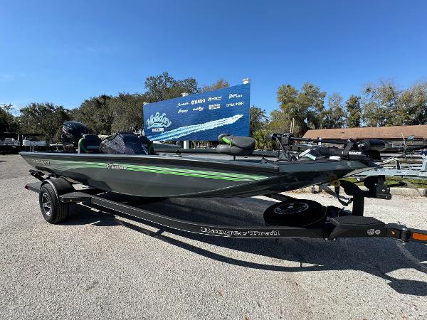 Ranger RT188P 2024 Ranger RT188P fishing boat on trailer in outdoor lot.