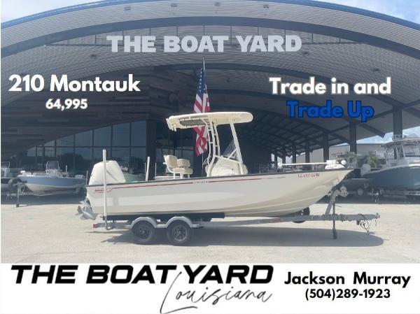 Boston Whaler 210 Montauk 2019 Boston Whaler 210 Montauk for sale at The Boat Yard, Louisiana.