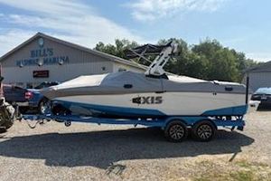Axis A22 2020 Axis A22 boat on trailer at Bill's Marine.