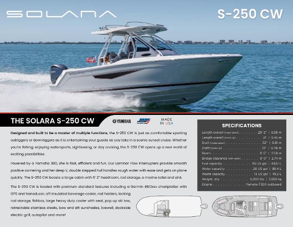 2025 Solara S-250 CW