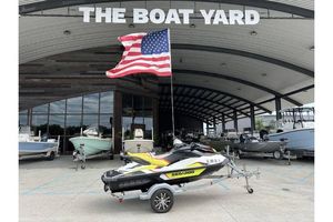 Sea-Doo Wake 155 2014 Sea-Doo Wake 155 jet ski at The Boat Yard with American flag.