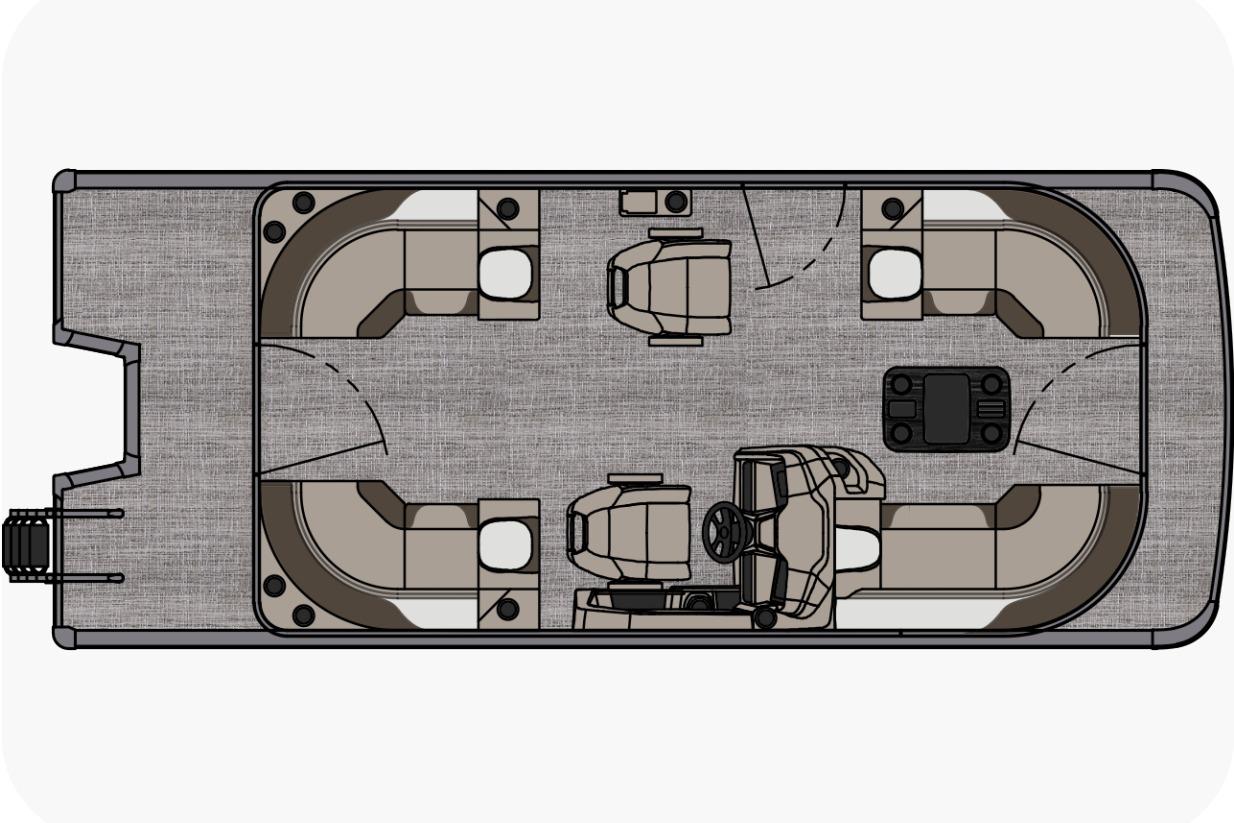 2026 Tahoe Pontoon LTZ Quad Lounger
