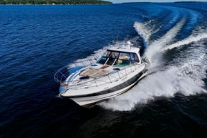 Doral Alegria 2007 Doral Alegria yacht cruising on open water, creating a dynamic wake.