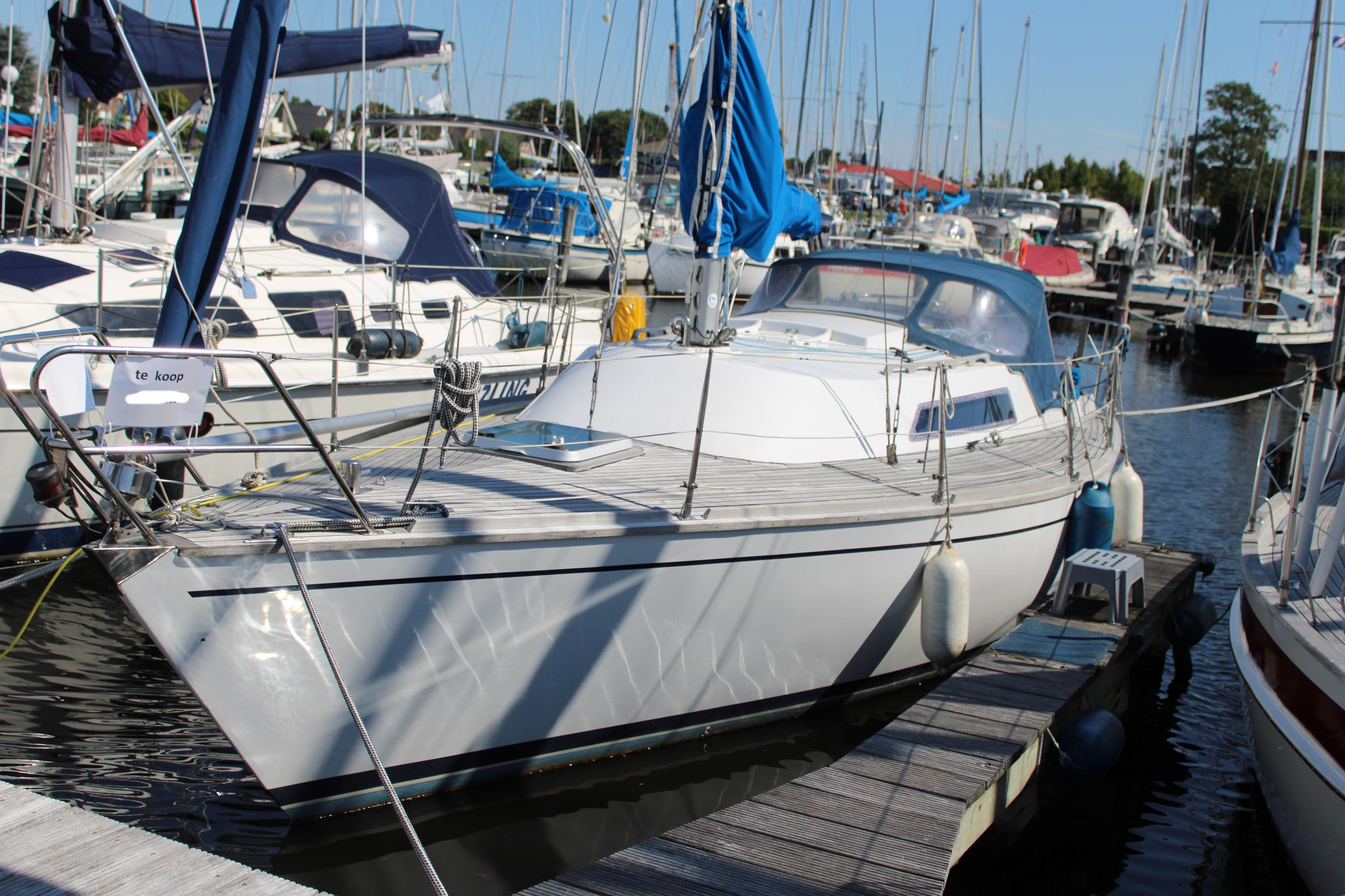 segelboot van de stad