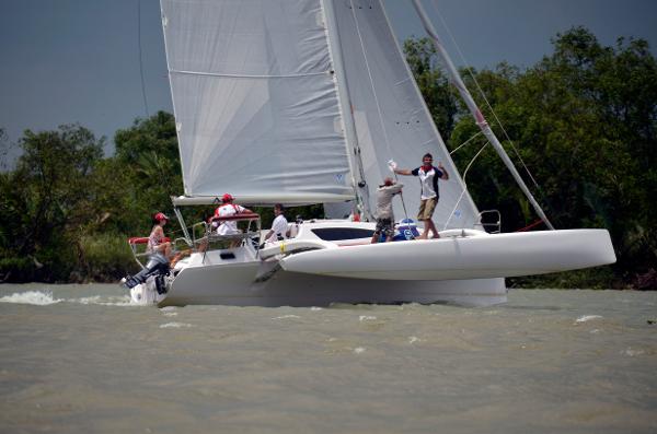 Corsair 970 Corsair 970 sailing