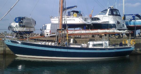 Laurent Giles 54' Steel Gaff Rigged Cutter