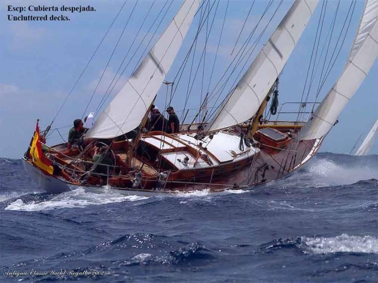1943 Gomez y Gutierrez Argentina Clasico Ketch de German Frers, quilla retractil