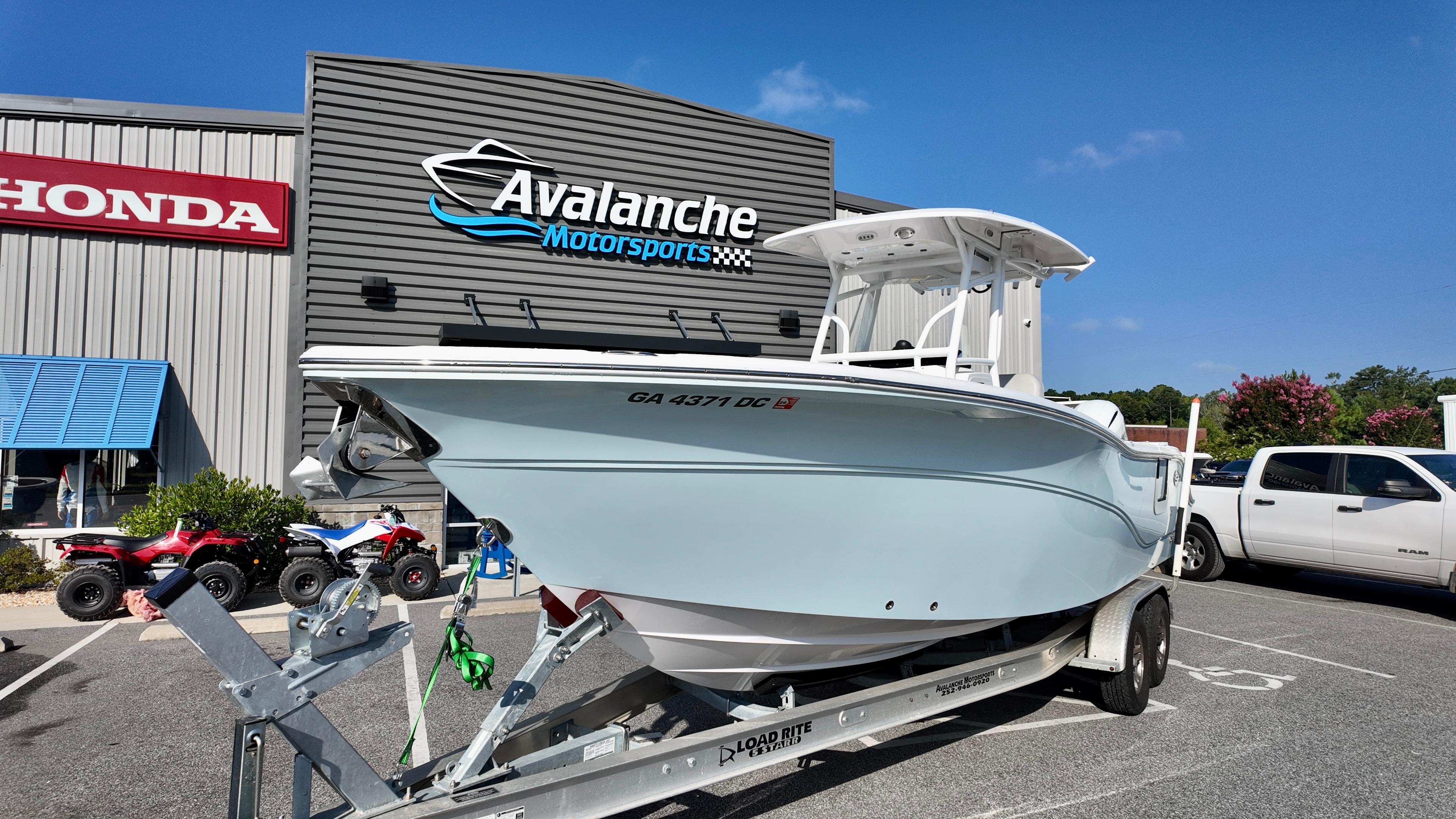 Sea Fox 268 Commander 2023 Sea Fox 268 Commander boat on trailer at Avalanche Motorsports.