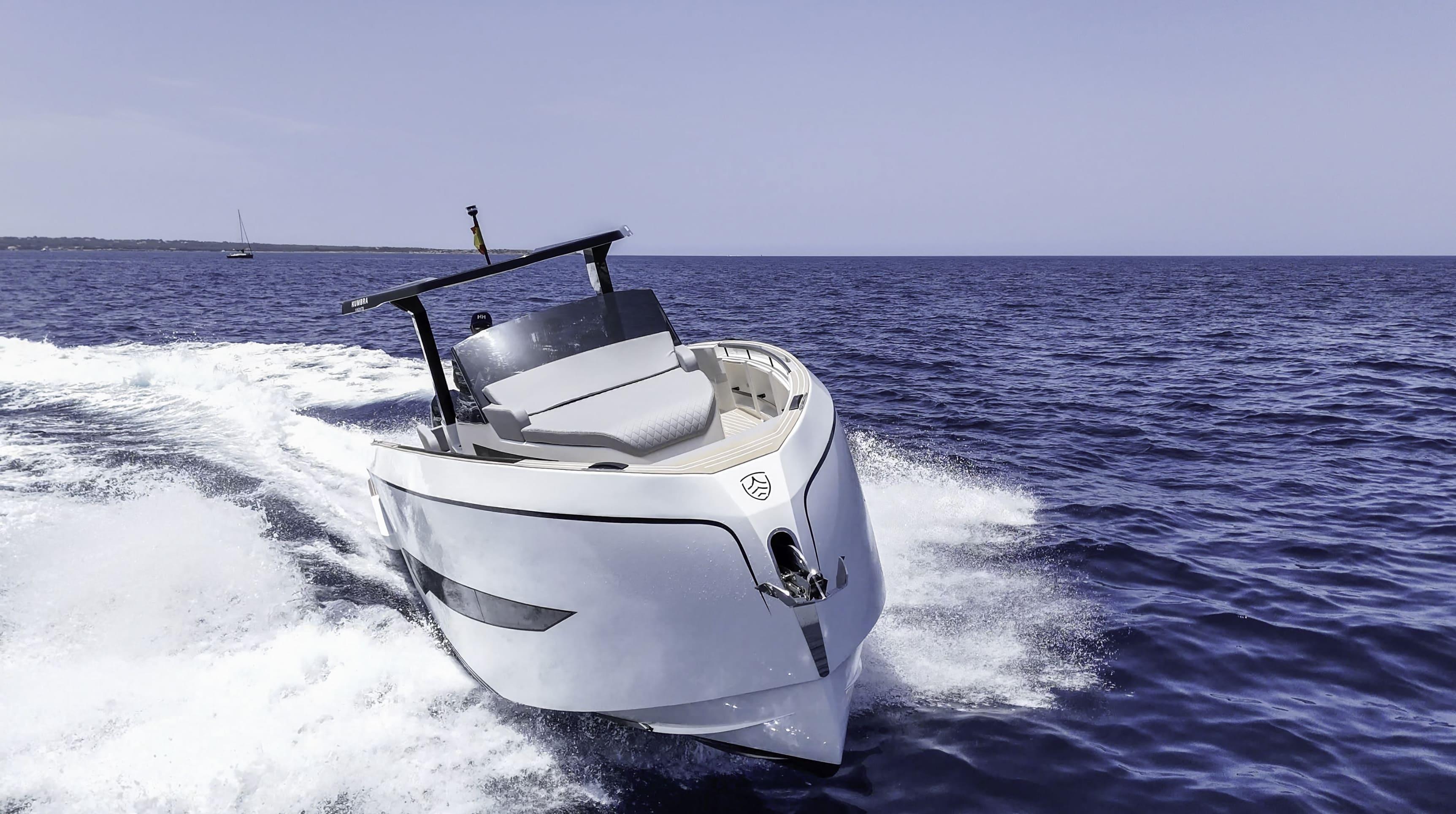 Kumbra 34 Kumbra 34 boat cruising on open sea, 2026 model.