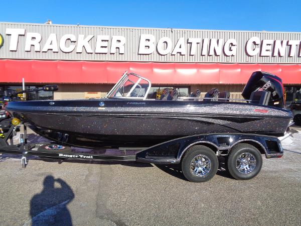Ranger 1880MS 2025 Ranger 1880MS boat on trailer at Tracker Boating Center.
