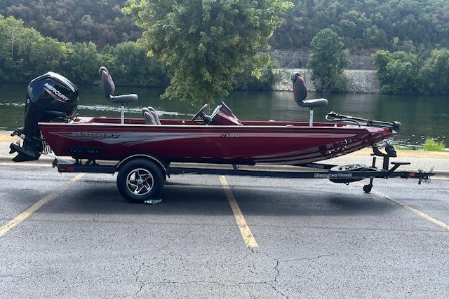 Ranger RT188 2024 Ranger RT188 boat on trailer by a scenic river backdrop.