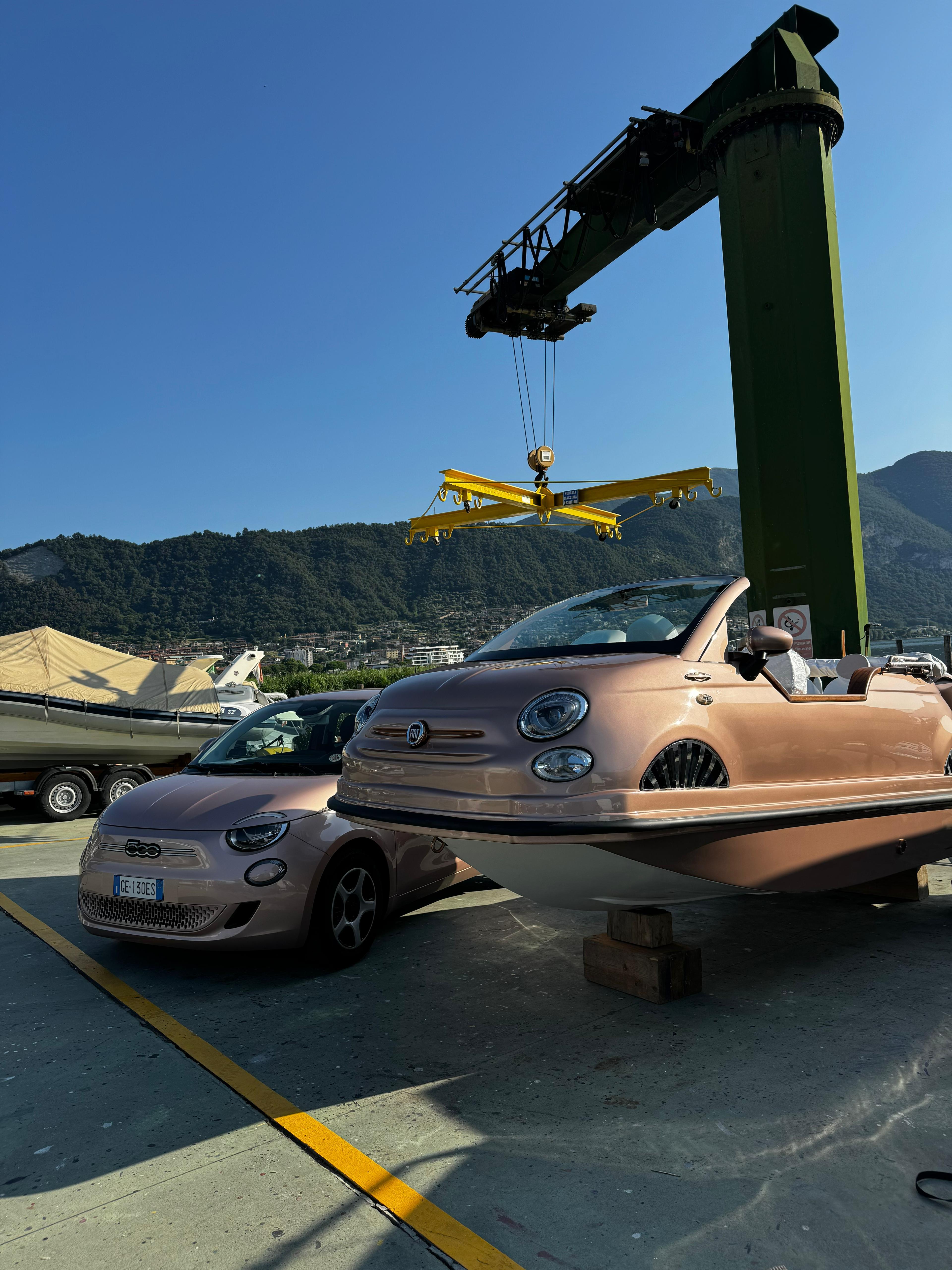 2026 Car Off-shore Fiat 500 Rose Gold