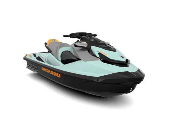 Sea-Doo PWC Wake 170 BRP Premium Audio, IDF, IBR 2024 Sea-Doo PWC Wake 170 BRP with Premium Audio, IDF, and IBR in mint green.