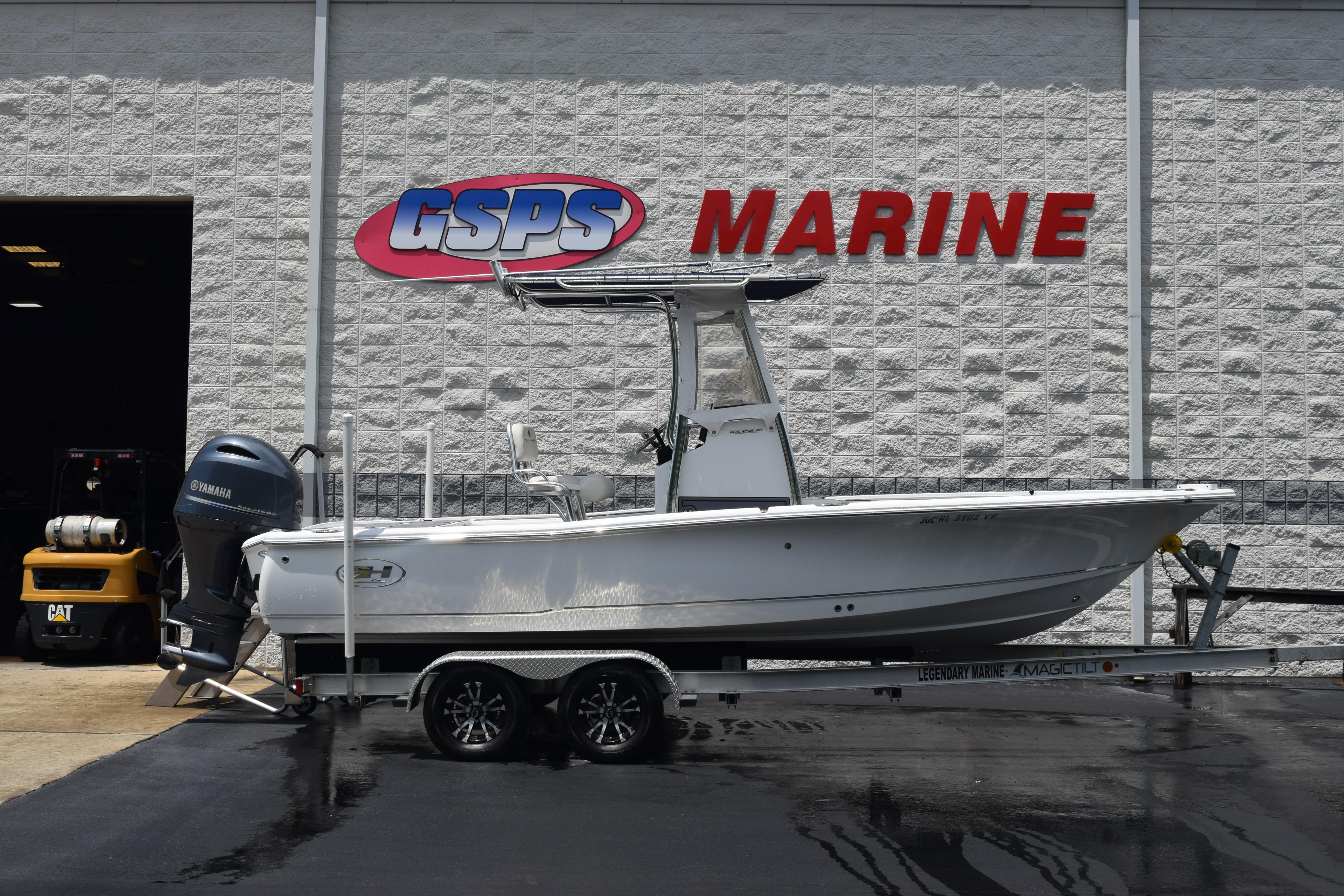 Sea Hunt BX 22 BR 2022 Sea Hunt BX 22 BR boat on trailer at GSPS Marine dealership.