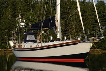 1988 Ted Brewer Custom Bluewater Steel Cutter