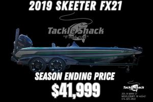 Skeeter FX21 2019 Skeeter FX21 boat for sale at $41,999, Tackle Shack, Middlebury, IN.
