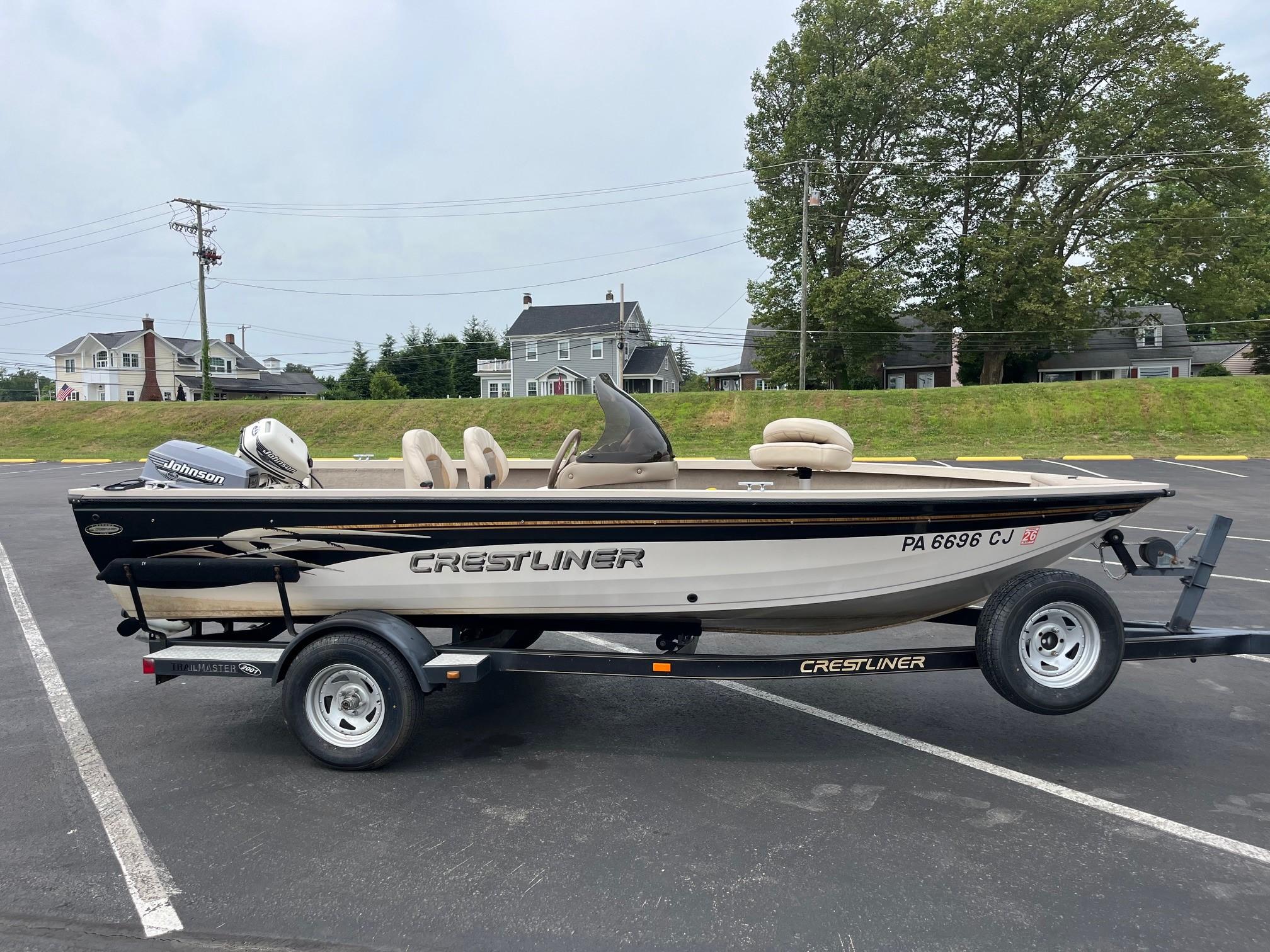 2001 Crestliner 1750 Fish Hawk SC