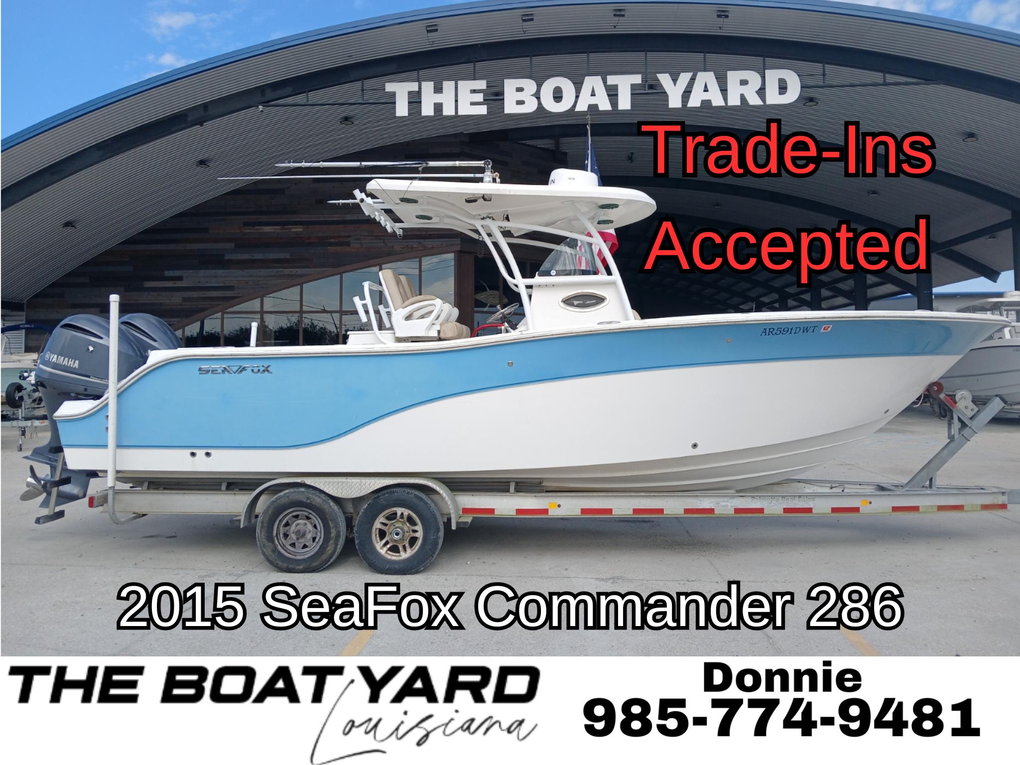 2015 Sea Fox Commander 286