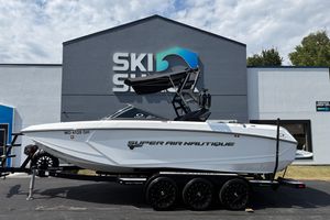 Nautique Super Air Nautique G23 2018 Nautique Super Air Nautique G23 boat on trailer outside Ski Shop.