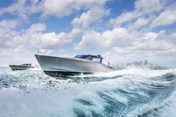 Wajer 55 HT 2025 Wajer 55 HT yacht cruising on open water under a cloudy sky.