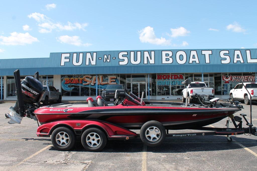 Ranger Z20 2007 Ranger Z20 boat on trailer at Fun-N-Sun Boat Sale dealership.