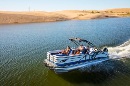 22 Crest Caribbean Rs Slc 250 Tri Toon Manitou Beach Michigan Boats Com