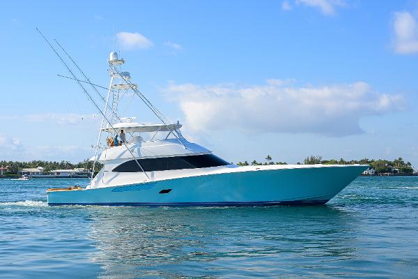 Viking 82 Convertible Viking 82 BLU FROG - Starboard Profile